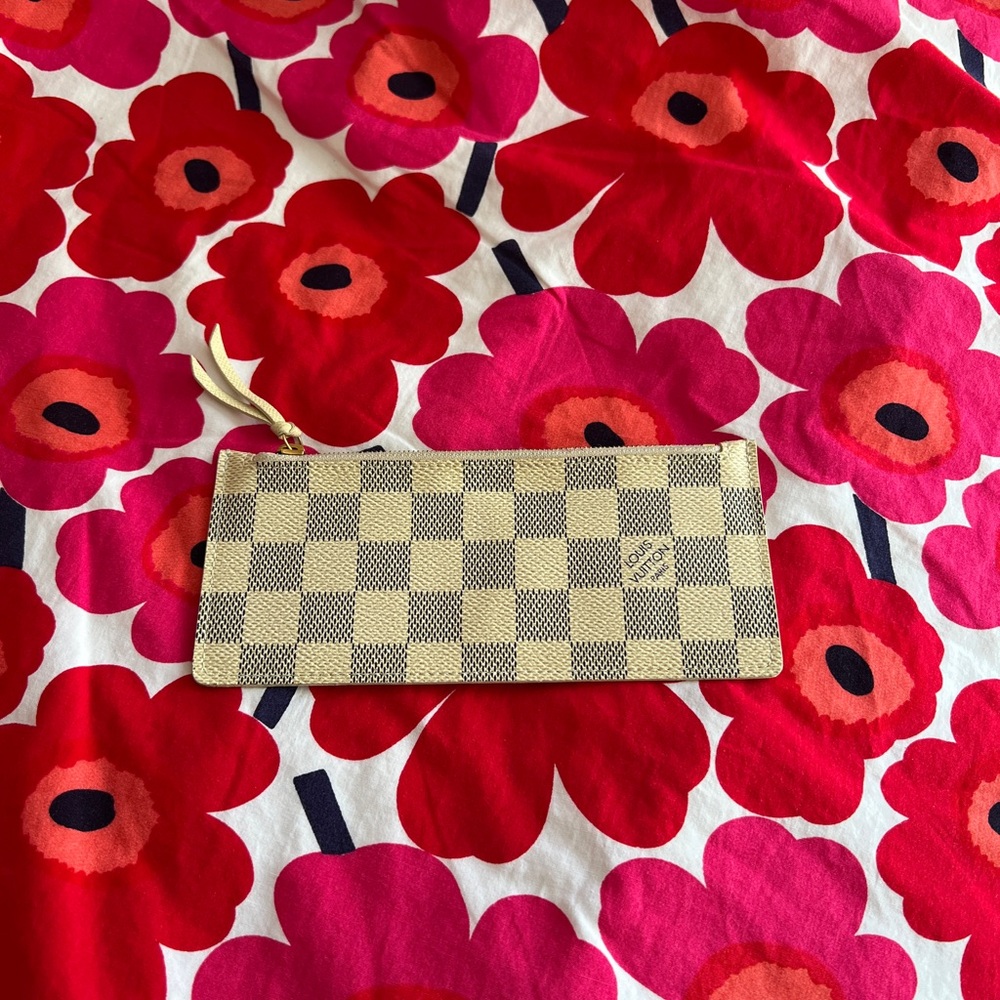 Authentic Louis Vuitton Slim Small Coin Pouch Purse